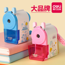 Del Transformers pencil sharpener sketch pencil sharpener schoolboy cartoon cute pencil sharpener hand shake