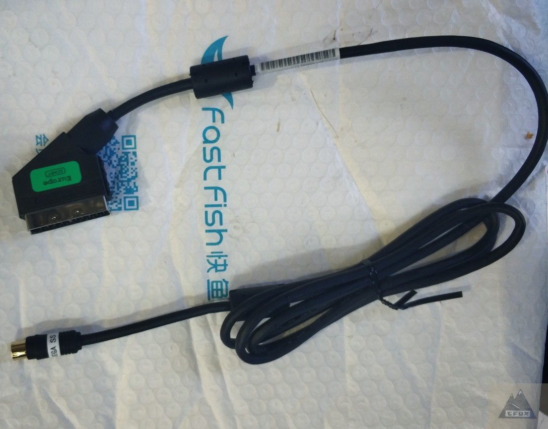SEGA SS Saturn European gauge SCART or the day gauge RGB21P SCART wire applicable OSSC-Taobao