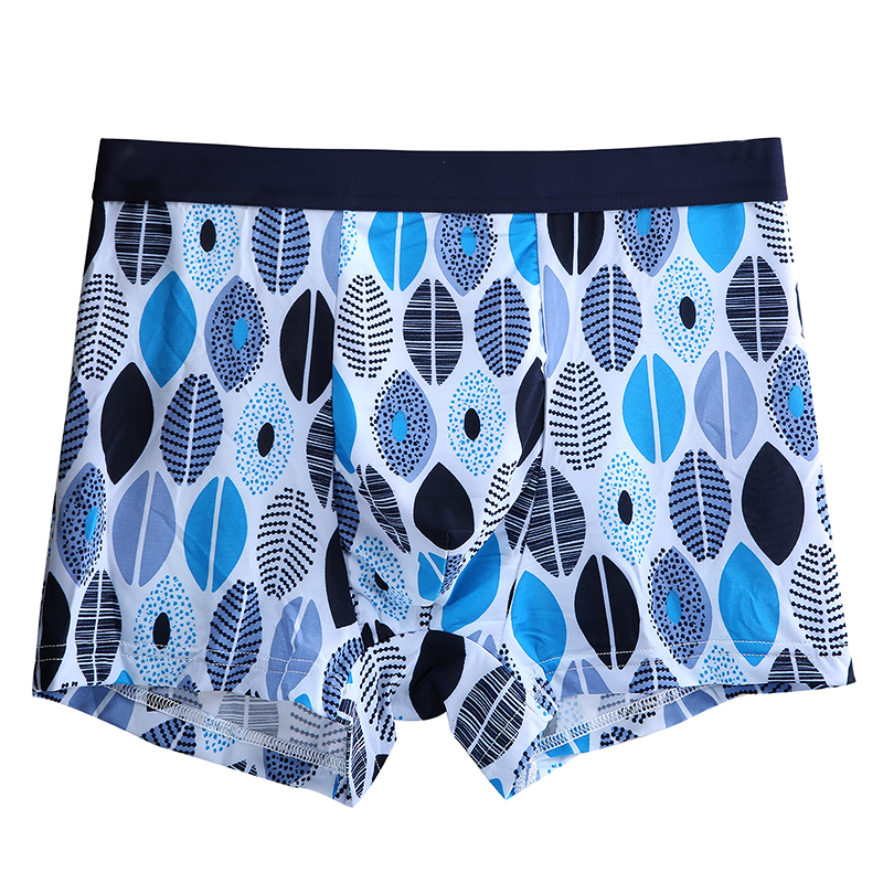 Nam đồ lót nam boxers băng lụa mùa hè thoáng khí liền mạch bốn-góc quần short thanh niên phần mỏng kích thước lớn quần quần