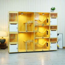 Solid wood cat Villa cat cage cat nest small cat house cat house cat villa custom display cabinet foster cat cabinet