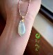 Bingzhong moxisha gum melon 18K gold pendant