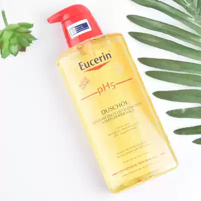 Can remove sunscreen EUCERIN bath oil Eucerin pH5 weak acid remove chicken skin shower gel 400ml