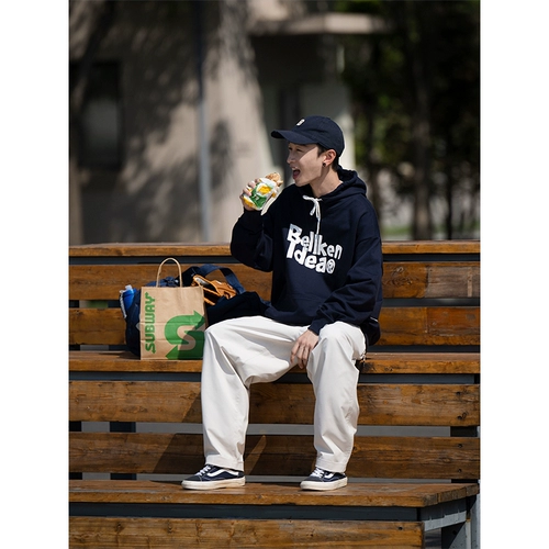 Ретро толстовка с капюшоном с капюшоном подходит для мужчин и женщин для отдыха, свободный крой