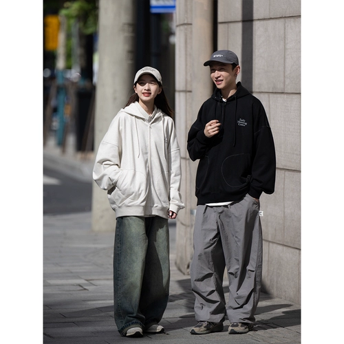 BELLKENIDEA Вставай пораньше, студия 440G, силуэт, простая молния, открытая, рубашка из плотного флиса, плотный хлопок, мужская и женская тенденция