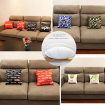 Trend home home sofa bedroom pillow car pillow pillow office waist pillow waist cushion men and women tide cards