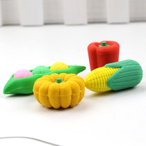 P103 new foreign trade creative DIY eraser cute cartoon shape vegetable eraser student prize gift