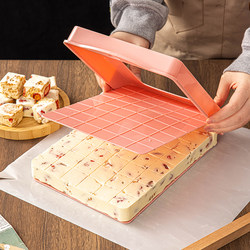 Nougat Snowflake Pastry Mold Tray Special Shaping Tool Set with Removable Bottom Non-Stick Toffee Shaping LAOSHU