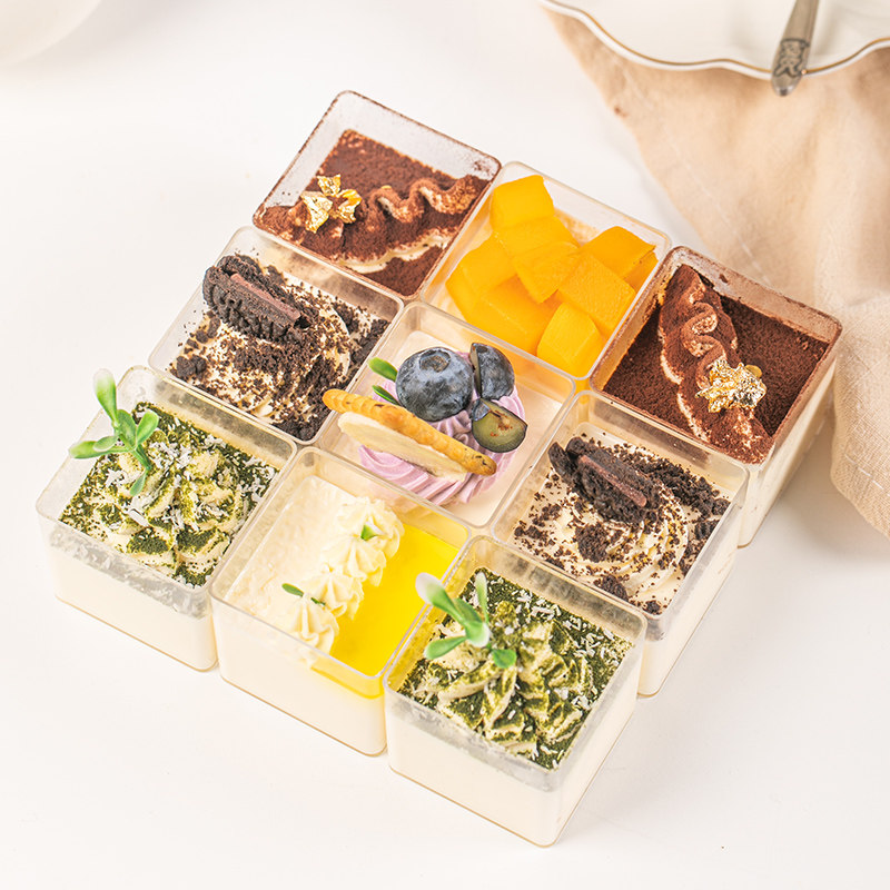Tiramisu Box packaging box empty box mousse cake box sweet taster dessert mini-9 Miyako