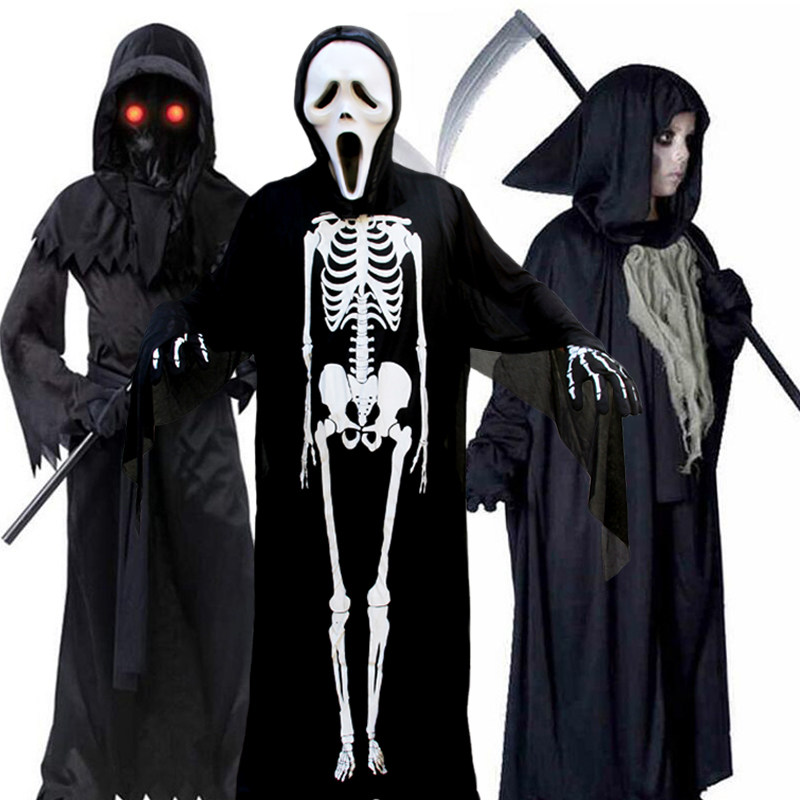 Halloween Children's clothing cos cover ghost cloak Children's death boy clothes Cloak Devil ghost clothing