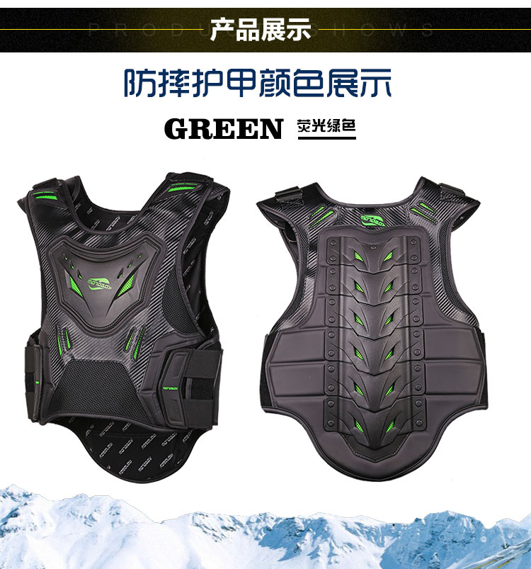 Áo giáp xe máy off-road cưỡi thiết bị bảo vệ áo giáp áo giáp chống vỡ xe máy nam và nữ thiết bị hiệp sĩ đồ bảo vệ đầu gối