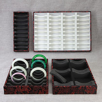 High-end bracelet big tray jewelry Jade display stand with lid props look at pallet box props 10 20 40