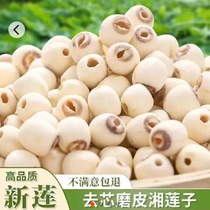 Saifang authentic Xiangtan white lotus seeds cored and microdermabrasion Hunan specialty cored dry goods sulfur-free and core-free white lotus seeds