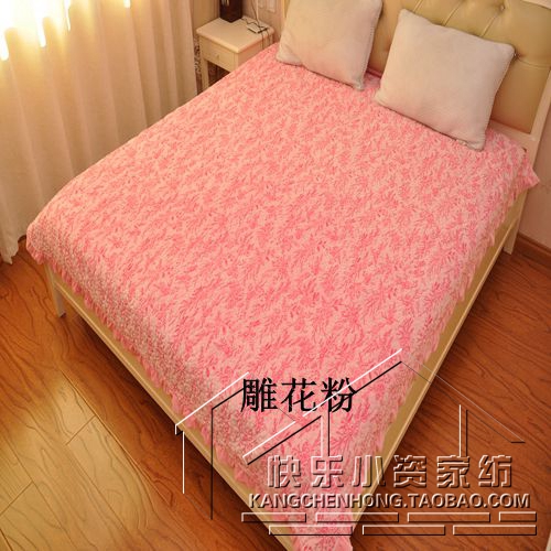 Hàn Quốc mới kiểu Hàn Quốc ngắn ngủi sang trọng của Hàn Quốc trải chăn mùa đông ấm áp nhung bên nhung một bên bông nguyên chất không thể tĩnh drap giường