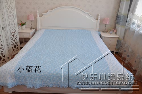 Hàn Quốc nhập khẩu bộ đồ giường rửa giường bông bìa phong cách mùa hè mềm mại thoải mái kép sử dụng cạnh siêu mềm thuyền nghệ thuật - Trải giường bộ drap giường
