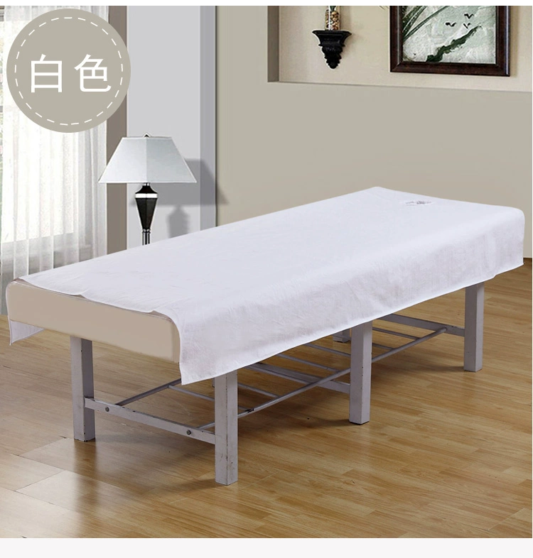 Thẩm mỹ viện dành riêng nước lanh vẻ đẹp và dầu với lỗ Beauty massage giường khăn trải giường giường giường massage nệm - Khăn trải giường