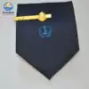 Jinhang men and women seamen tie Student captain Sailor professional print lazy tie Gray stripe Easy to pull