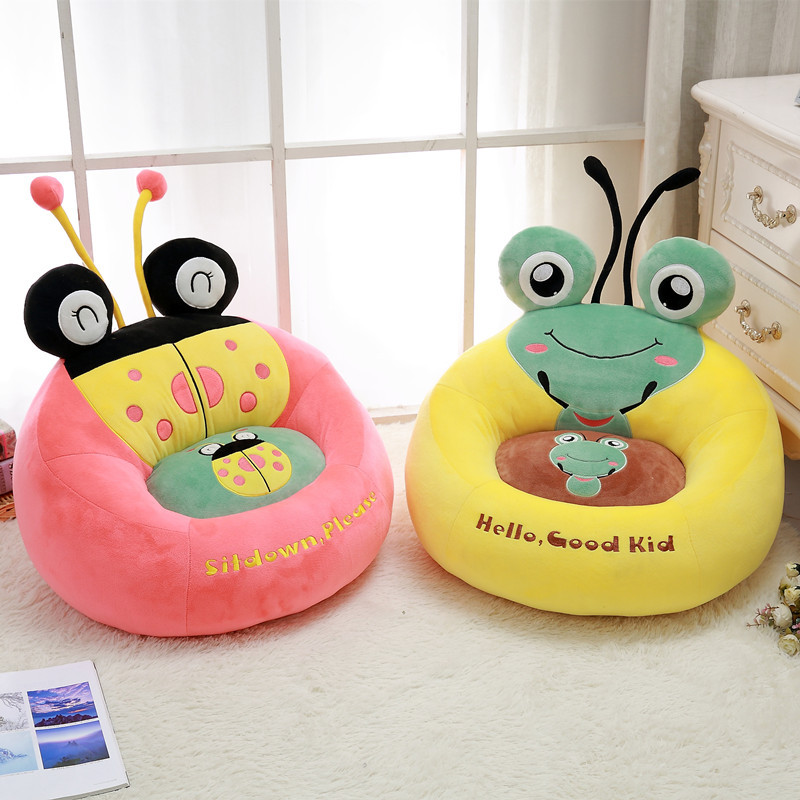 Children's Plush Toys Baby Cartoon Seat Tatami Stool Kindergarten Small Sofa Back Chair Boys and Girls
