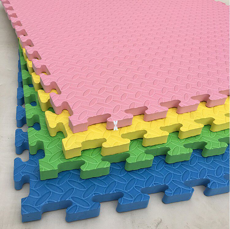 1m 100x100 environmental protection tasteless EVA foam sponge floor mat blanket Kindergarten baby crawling yoga parent-child garden