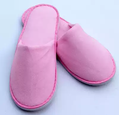 5 pairs of ladies special slippers for home hospitality non-slip indoor slippers pink non-disposable slippers