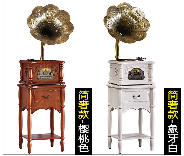 đầu đĩa than giá rẻ	 American cổ loa lớn loa âm thanh trắng âm thanh phòng khách retro nhà châu Âu vinyl kỷ lục máy ghi âm 	đầu đĩa than mcintosh