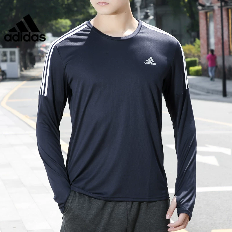 Trang web chính thức của Adidas ủy quyền cho áo thun thể thao tay dài nam thể thao EK2858 - Áo phông thể thao