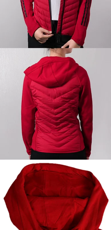 Giày thể thao nữ Adidas NEO trùm đầu xuống áo khoác cotton DM4353 DM4349 - Thể thao xuống áo khoác