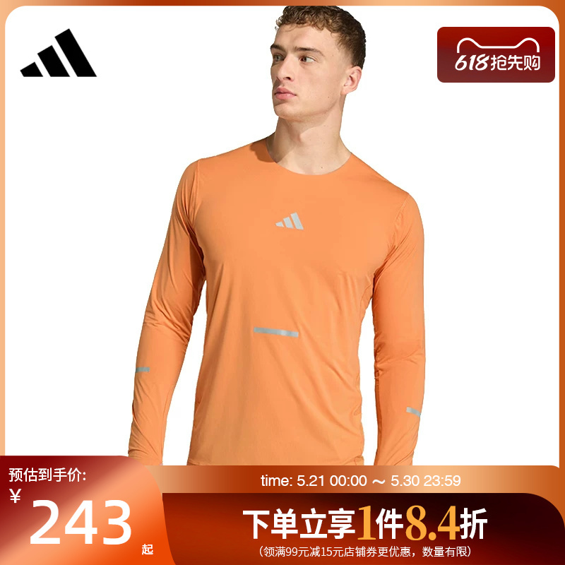 Shengshi Changyun Adidas Spring Men's Running Sports Casual Round Neck Long-Sleeved T-Shirt Ka2441 Shengshi Changyun Adidas Spring Men's Running Sports Casual Round Neck Long-Sleeved T-Shirt Ka2441
