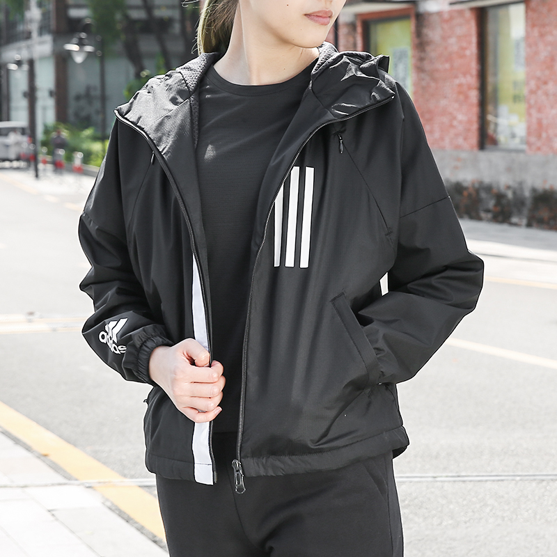 Adidas adidas 19 mùa hè áo khoác thể thao nữ áo khoác giản dị DZ0034 - Áo khoác thể thao / áo khoác áo khoác nam lining
