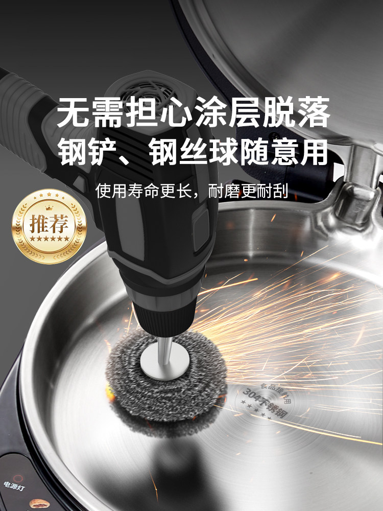 Liren Xiaogangren Pro Stainless Steel Electric Griddle with Zero Coating, Household Double-Sided Heating, Adjustable Heat, New Model