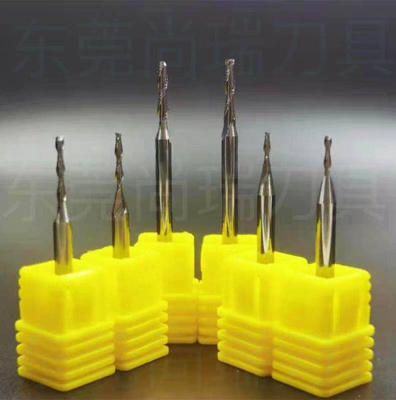 Two-edged carving knife double-edged milling cutter glasses plastic knife glasses finely carved knife two-edged spiral knife