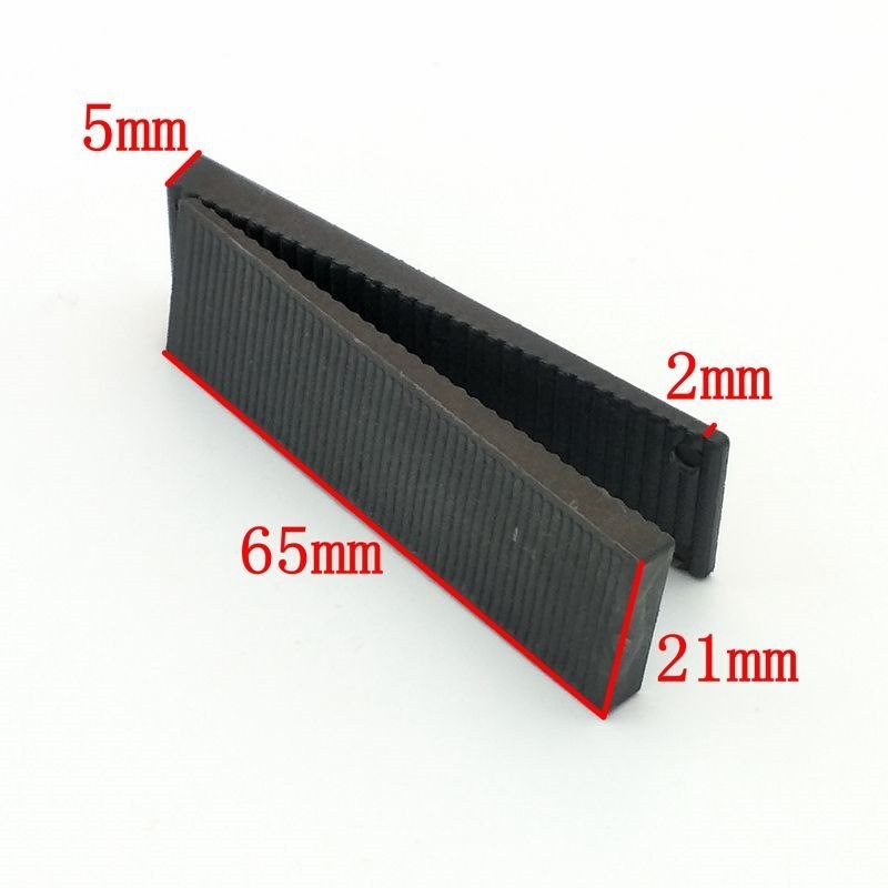 Thick lifting high-aid alloy adjustable plastic curtain wall glass installation fan gasket pad pad Plastic steel broken bridge parts