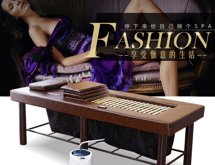 Tân Cương Leike đồ nội thất khử trùng giường moxib Fir giường khử trùng bao gồm bìa đẹp giường massage - Hair Salon / Nội thất làm đẹp