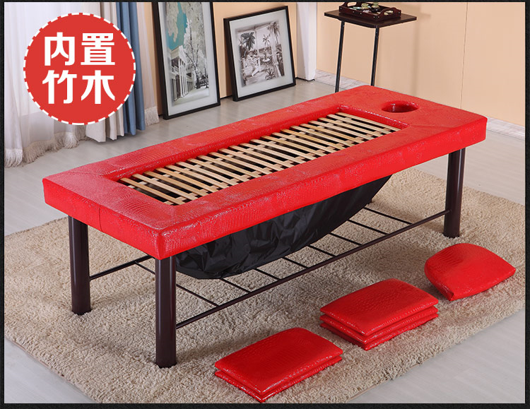 Tân Cương Leike đồ nội thất khử trùng giường moxib Fir giường khử trùng bao gồm bìa đẹp giường massage - Hair Salon / Nội thất làm đẹp