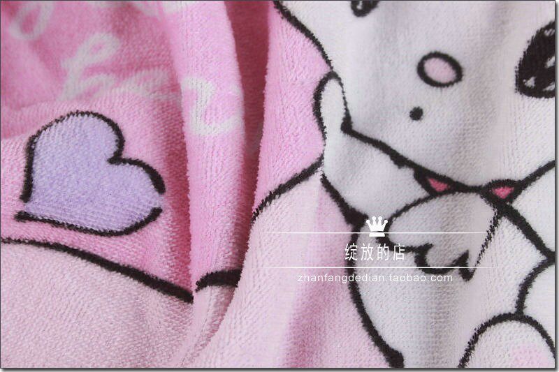 Полотенце 日单纯棉割绒印花美乐蒂库洛米玩具总动员卡通浴巾柔软吸水亲肤 OTHER