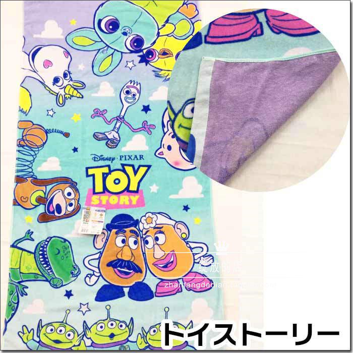 Полотенце 日单纯棉割绒印花美乐蒂库洛米玩具总动员卡通浴巾柔软吸水亲肤 OTHER