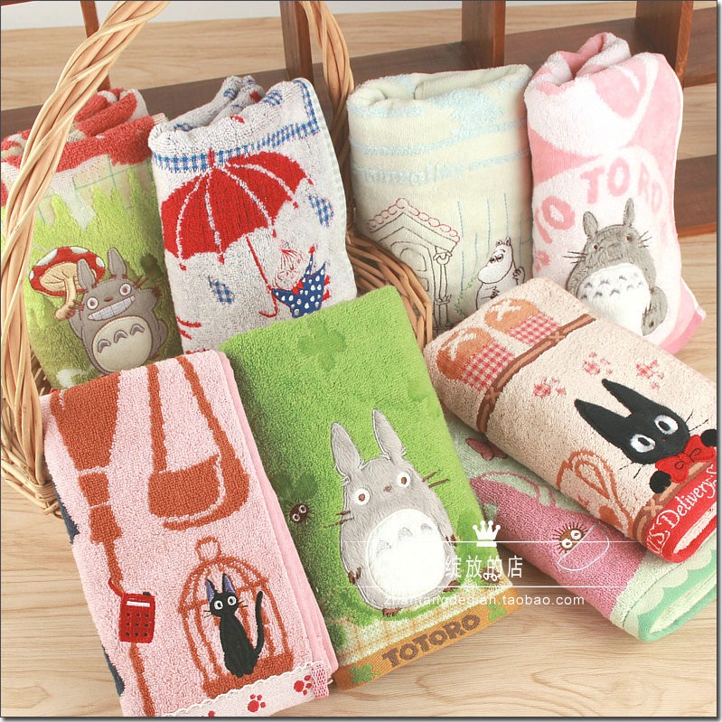 Store owner recommended foreign trade export original single high-quality pure cotton fine embroidery card through long towel thick solid soft cute