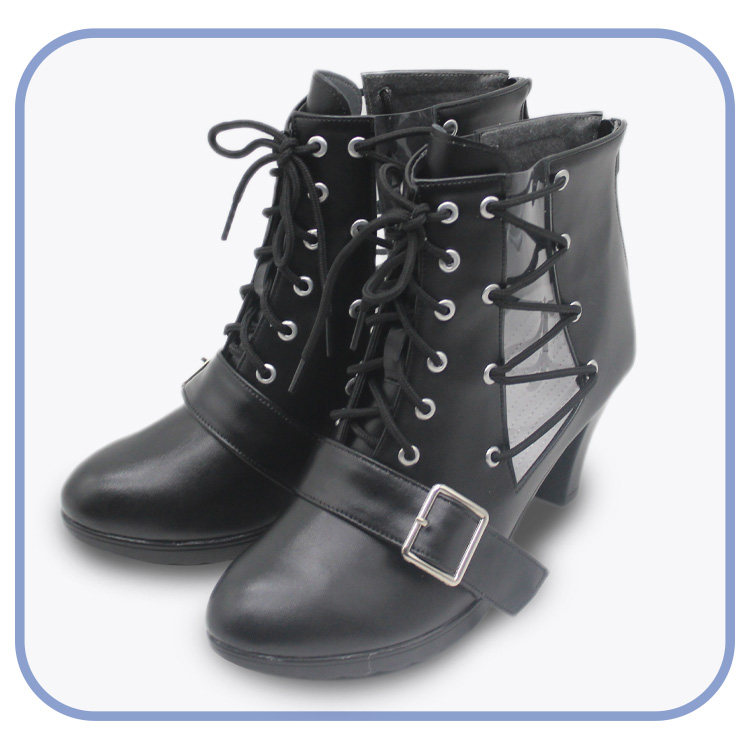 Arknights Vulpisfoglia Cosplay Kostüm mit Perücke und Ohrenschwanz 19