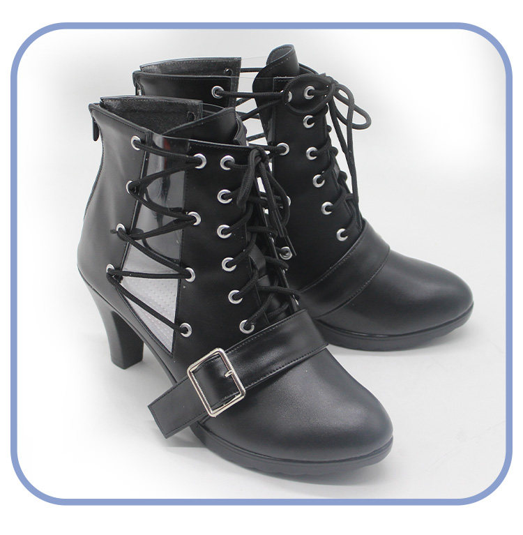 Arknights Vulpisfoglia Cosplay Kostüm mit Perücke und Ohrenschwanz 21