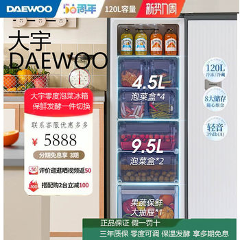 Daewoo dykf2 vertical freezer zero degree kimchi refrigerator