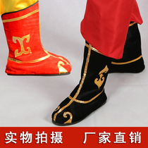 Abrasion Resistant Bottom Gong Drum Boots Beat Drum Clothing Shoes Gong Drum Shoes Shoes Dance Dragon Shoes Gong Drum Clothing Beat Drum Boots Change Face Boots