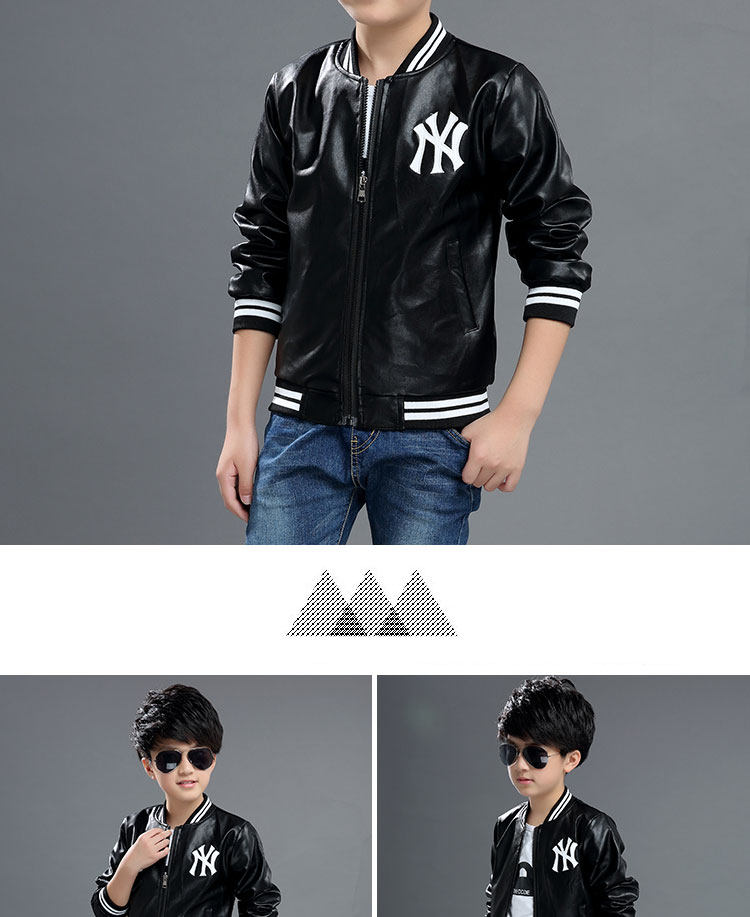 Blouson enfant en cuir PU - Ref 2159428 Image 19