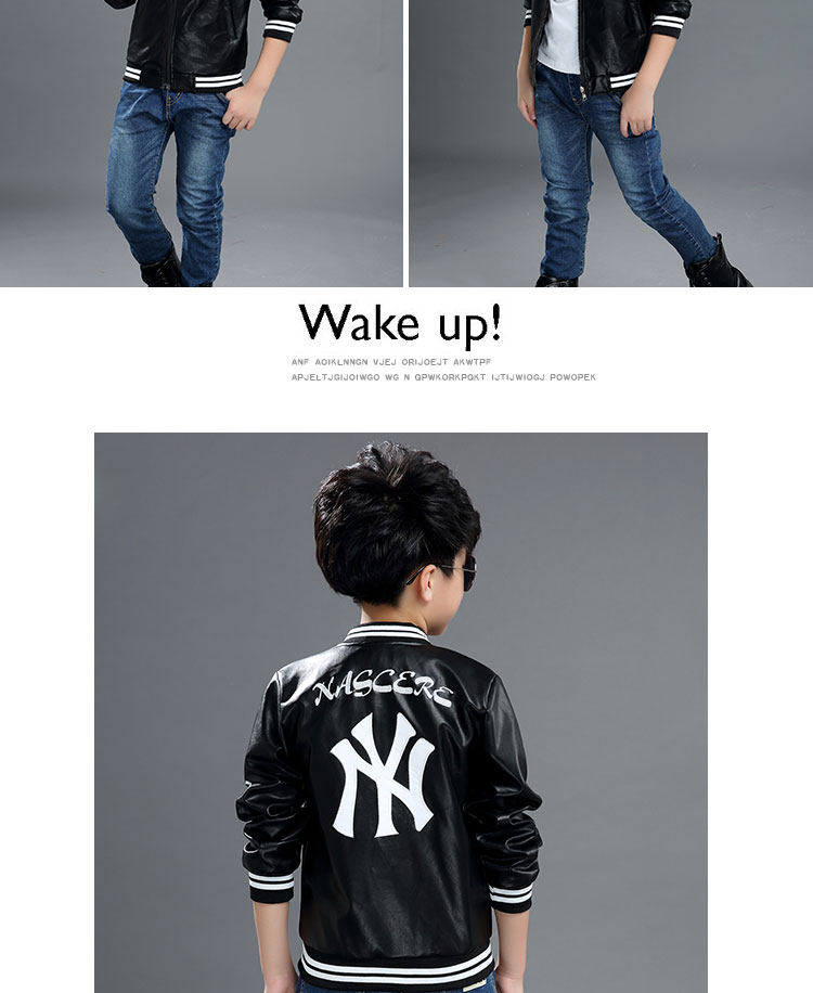 Blouson enfant en cuir PU - Ref 2159428 Image 20