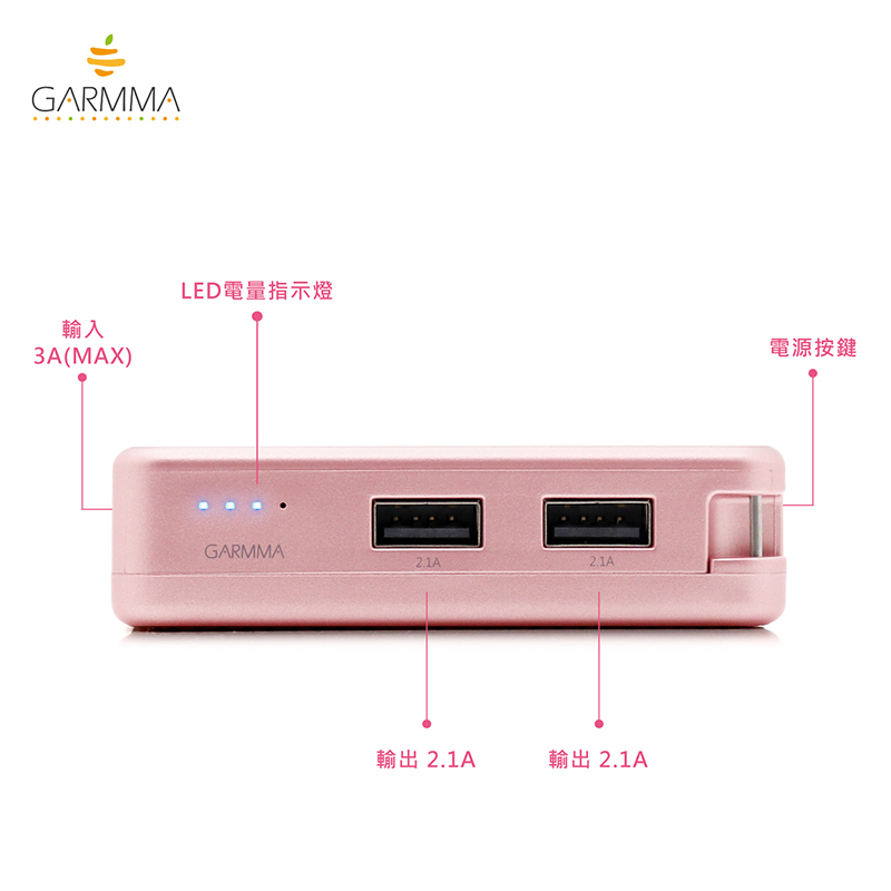 Gemini Melody 10000 mAh sạc kho báu kép USB Apple Huawei điện thoại di động Android phổ năng - Ngân hàng điện thoại di động sạc dự phòng umetravel 20000
