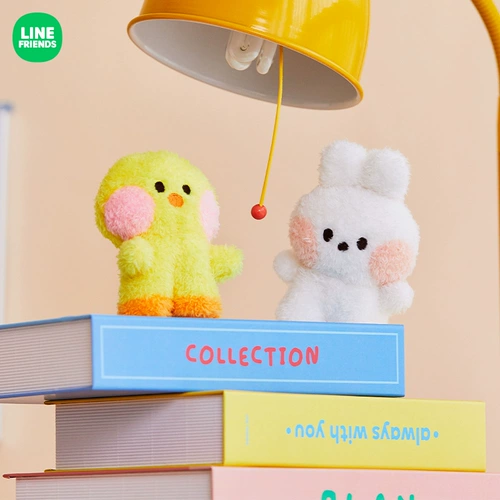 LINE FRIENDS Маленькая мультяшная милая плюшевая кукла, подарок девушке