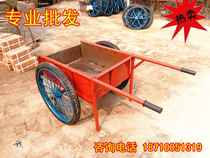 Thickened trolley tool cart square bucket truck construction site trolley thickened two-wheeler garbage special vehicle