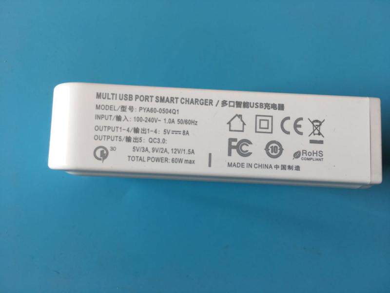 Brand multi-port usb fast charger 60w qc3 0 fcp afc fast charging protocol