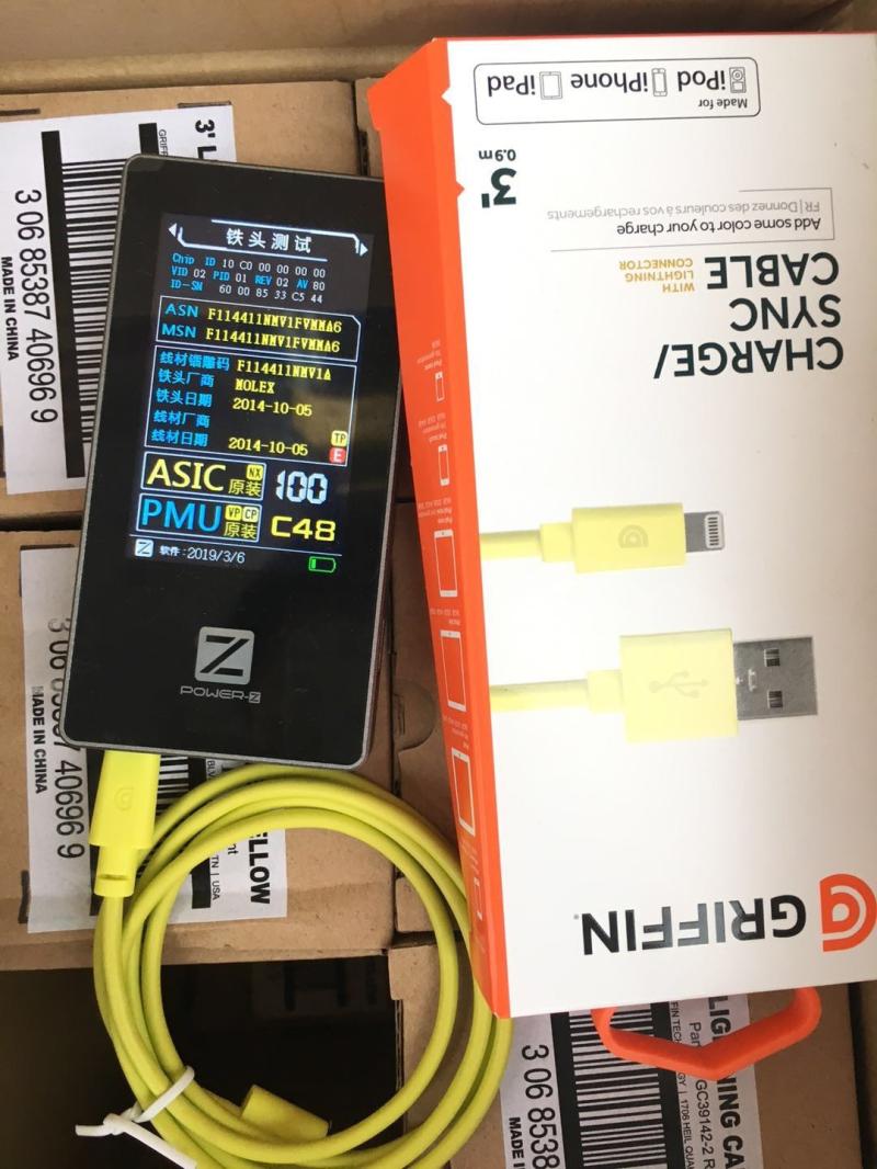 American brand for fruit 6s 7 8p X Lightning charger data cable mfi certification c48