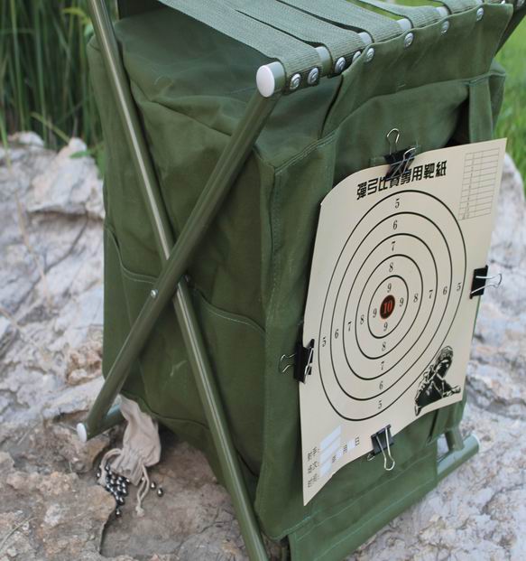 Target box folding slingshot practice target slingshot target steel