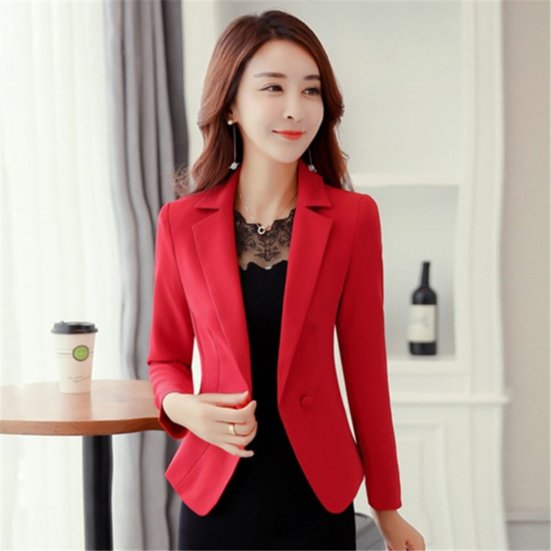 Bộ đồ nữ nhỏ vừa vặn ngắn mùa hè 2018 phiên bản Hàn Quốc mới của những quý cô tự tu dưỡng áo dài tay giản dị chuyên nghiệp mặc nữ bộ vest nữ quần ngắn