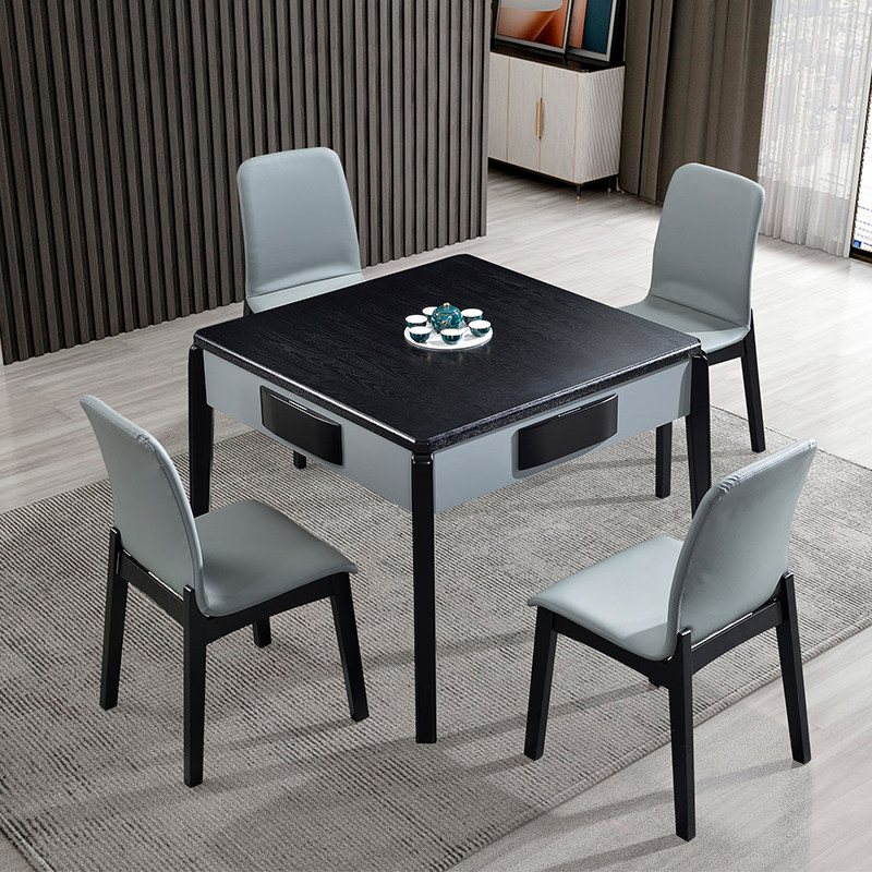 Tiejuntang solid wood mahjong table dual-purpose silent silent Chinese high-end light luxury automatic home mahjong table